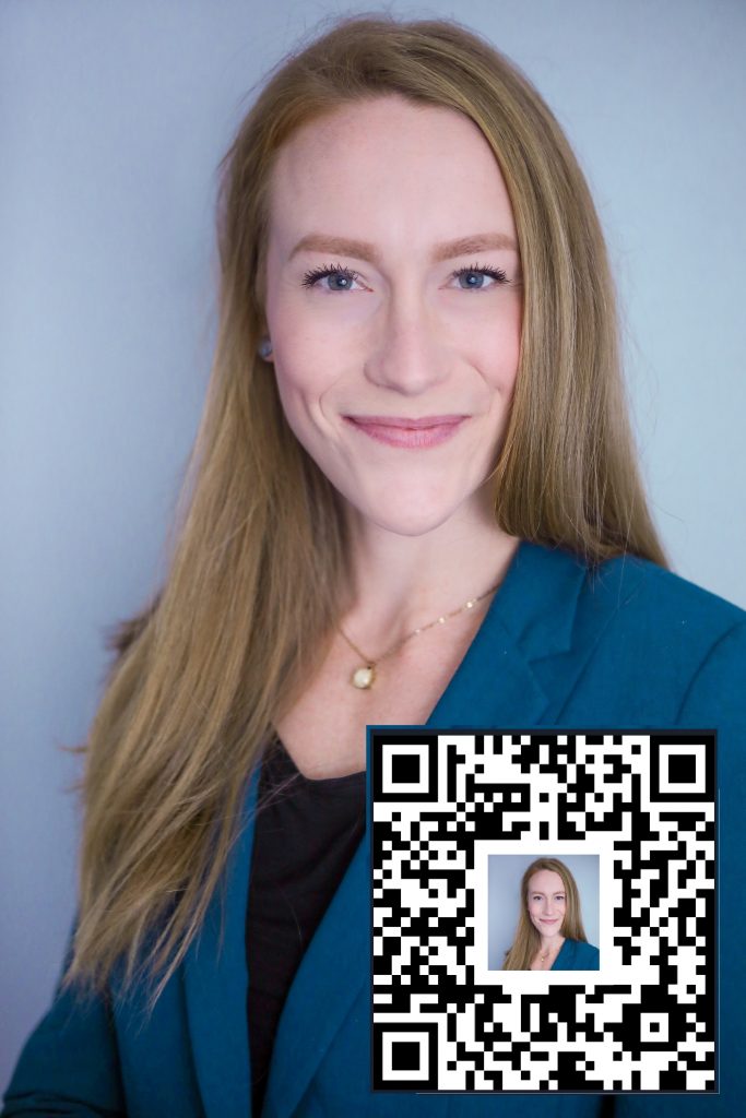 Catrina Headshot 2020 - w qr code Catrina Headshot 2020 - w qr code